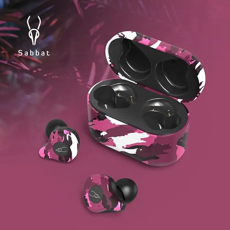 

Sabbat E12 Ultra TWS Bluetooth 5.0 Earphone aptX Earphone Outdoor Camouflage In-Ear Earphones